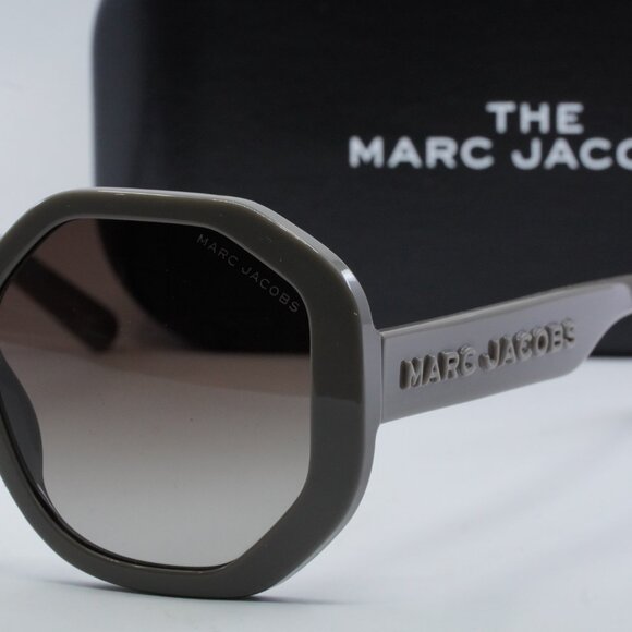 Marc Jacobs MARC 659/S 0KB7 HA Geometric Sunglasses - Grey/Brown main image 8